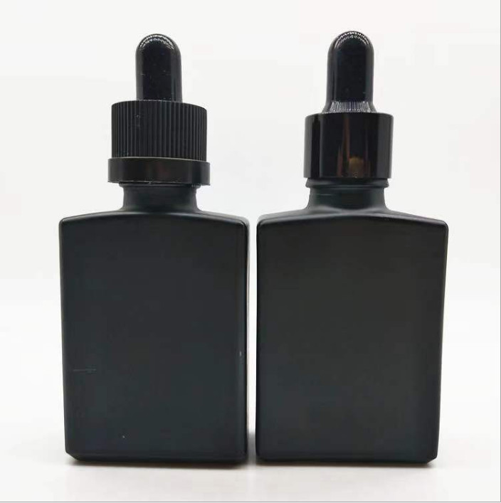Essential Oil MSDS Cosmetic Dropper Bottles 30ml 50ml 100ml Square Shape