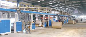 Buy cheap 1000MM Automatic 3/5/7 Ply Corrugated Paperboard Production Line product