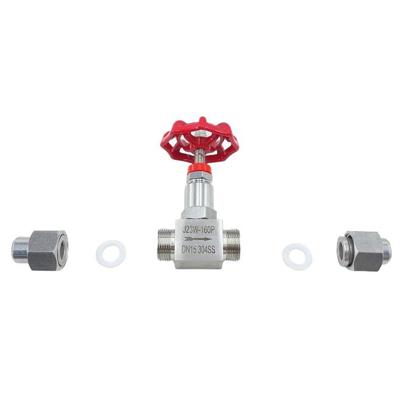 Premium Outlet High Pressure Stainless Steel Welded Needle Valve with Thread