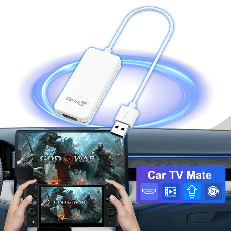 Multimedia Connectivity Wired Carplay Hdmi Video Input Conversion Box 1080P Car TV Mate Adapter HD2CP