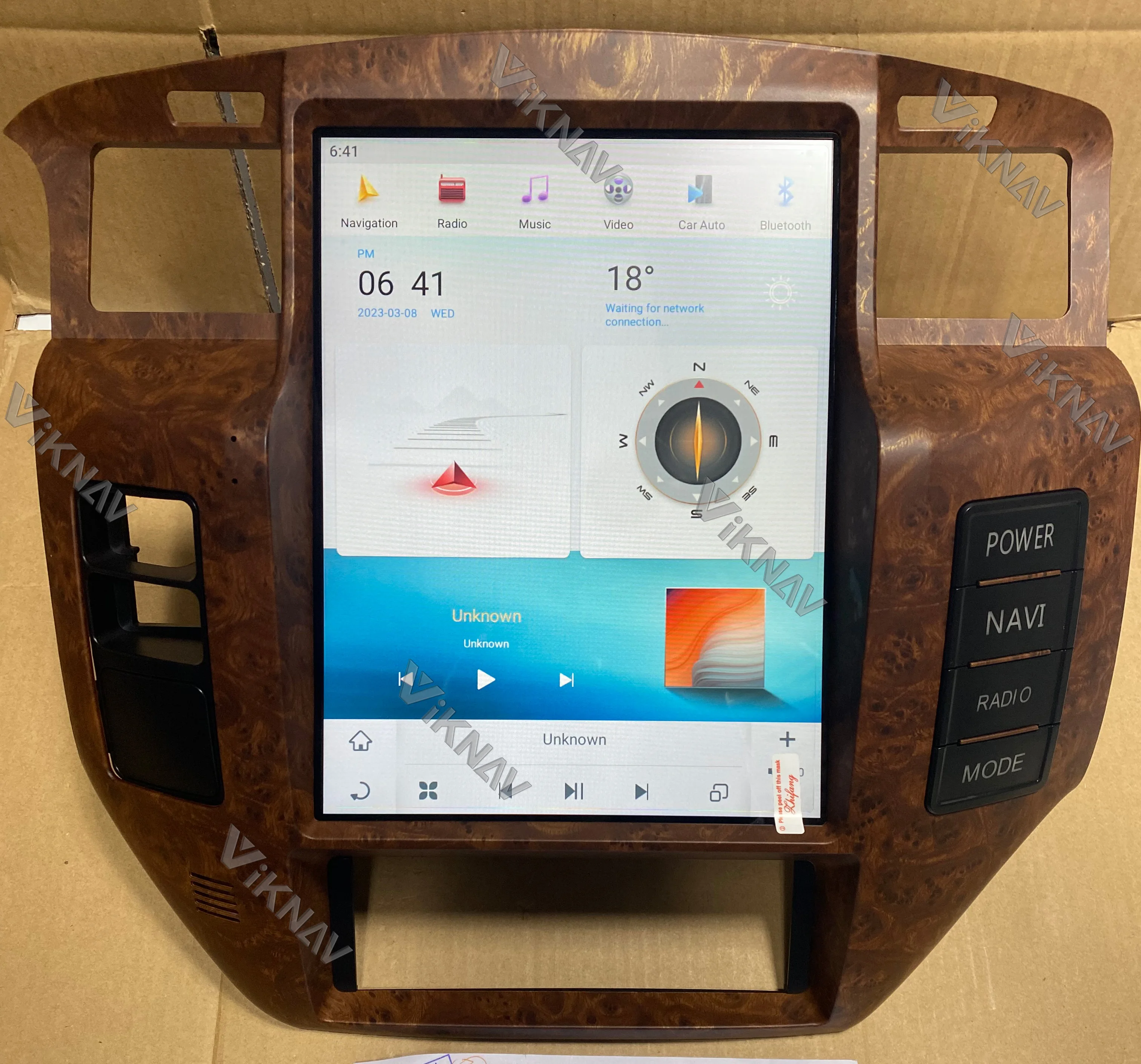 Aftermarket Touchscreen Y61 Nissan Patrol Head Unit 2004-2019 GPS For Car
