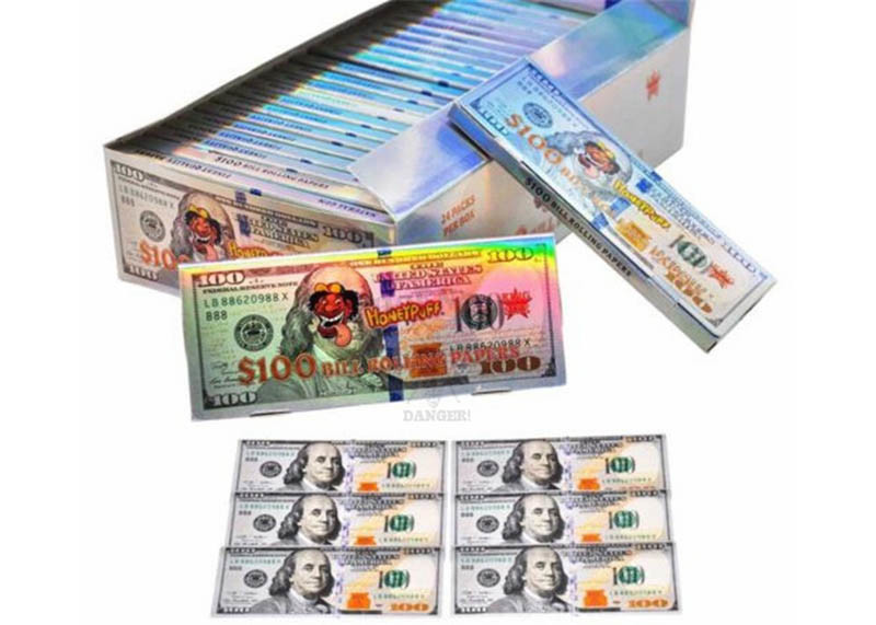 Hand Roll Tobacco Leaf Rolling Paper 110*45mm Self Adhesive Slow Burning