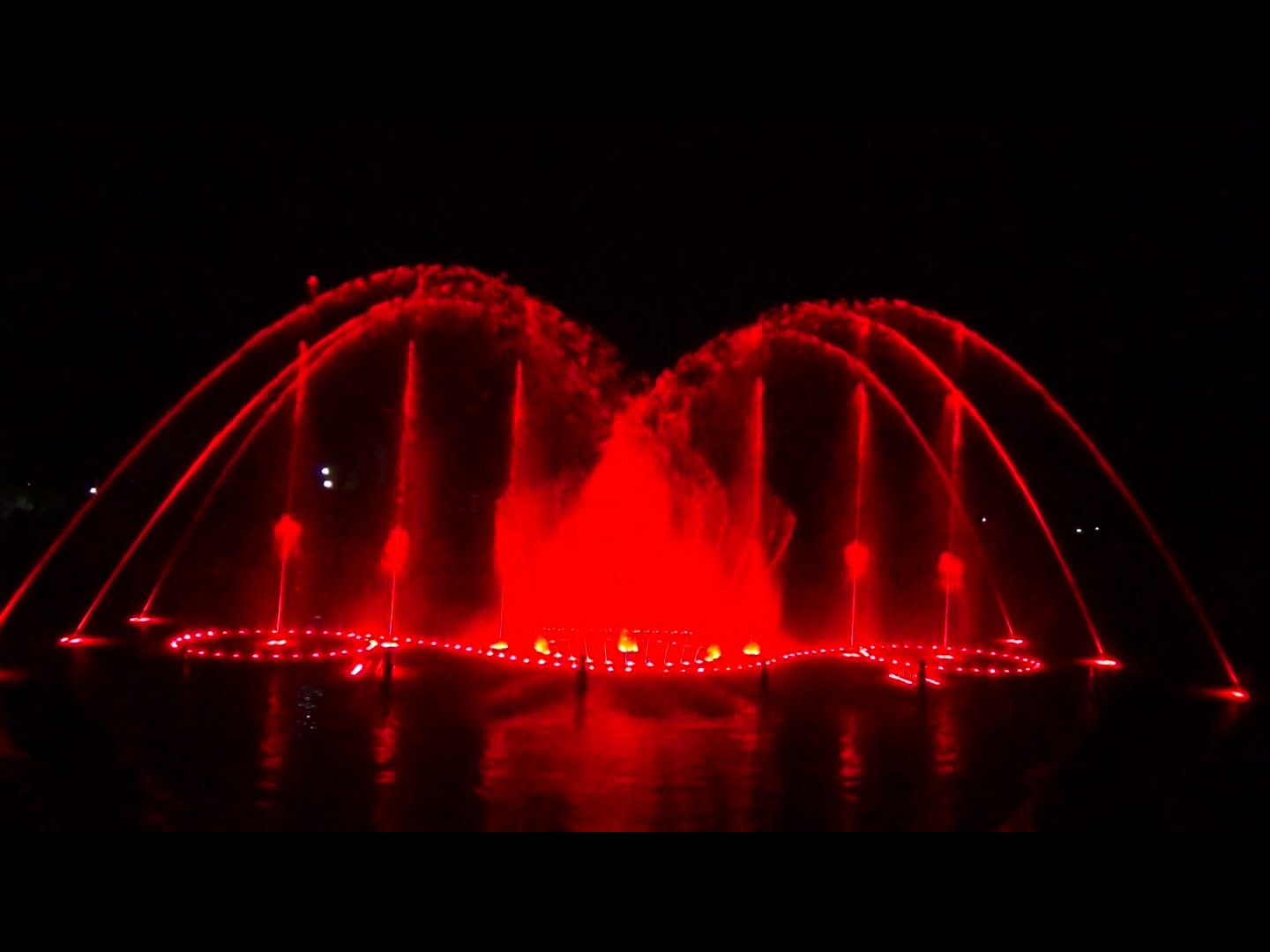 Modern LED Lighting Musical Fountain Park Equipment