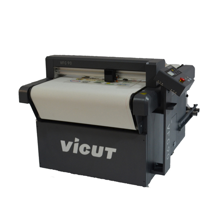 Method of Fixmedia DTF Film Cutter VFC90 Digital Flatbed Cutter Roll Auto Feed Cutter