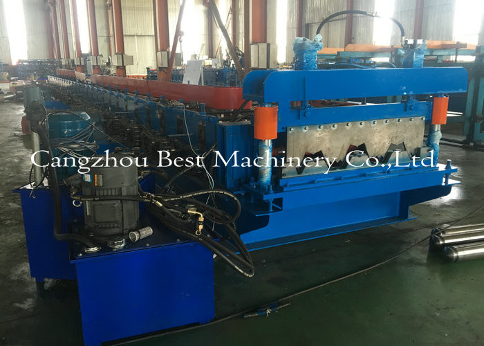 Automatic Steel Sheet Roll Forming Machine 1250 Mm Max Width With GI Material