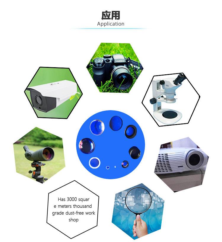 Shanghai Advance Optics Lens Wholesale B270 Green Glass Optical Glass Lens 127mm with 3x 5x Magnifying