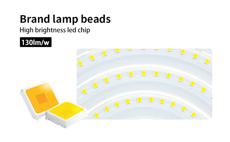 High Lumen UFO 300w 400w 200w LED High Bay Lights COB Reflector PC Cover