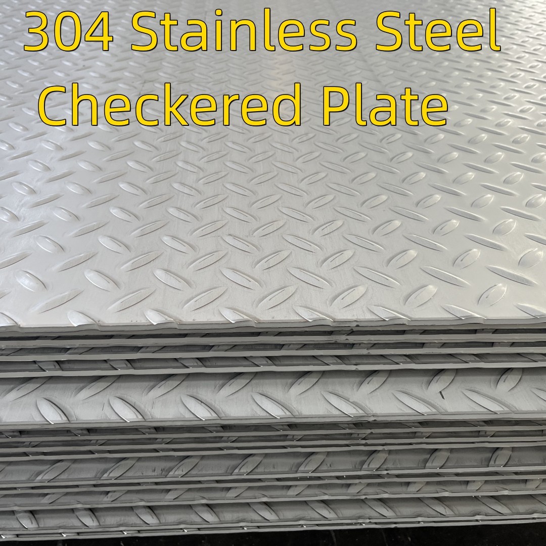 Hot Rolled Tear Drop 3-6mm 1500*3000mm Antiskid Patterned Textured 304 Stainless Steel Checkered Plate