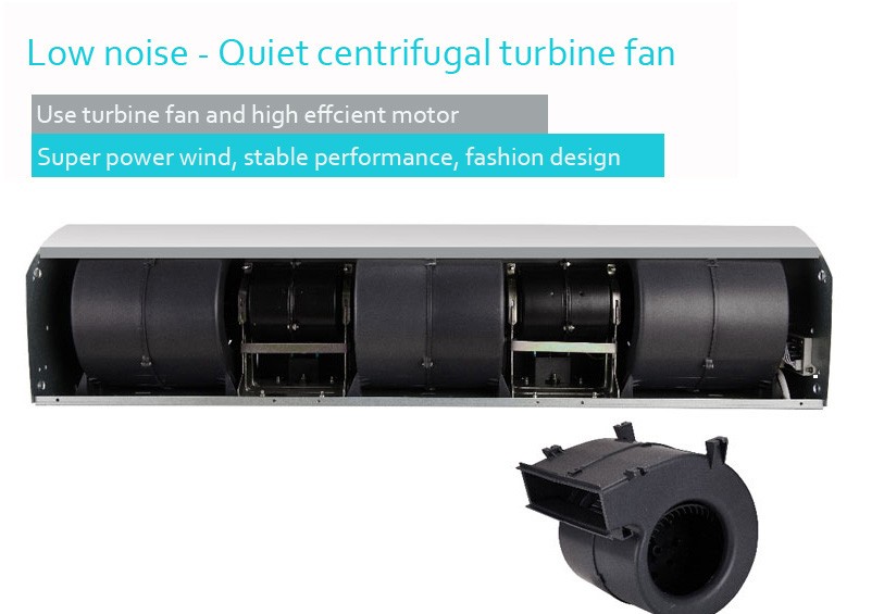 Fashion Air Curtain for Commercial and Hotel Sliding Door With Automatic Door Switch