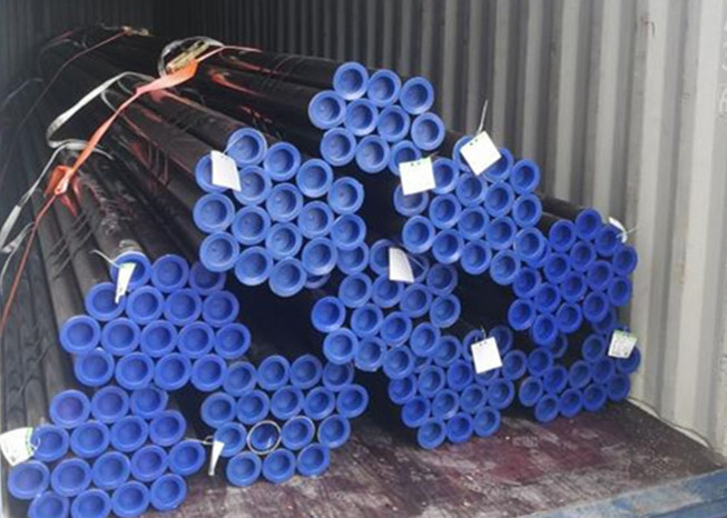 Heat Exchanger Black Steel Seamless Pipe Copper Coated ASTM A106 Standard
