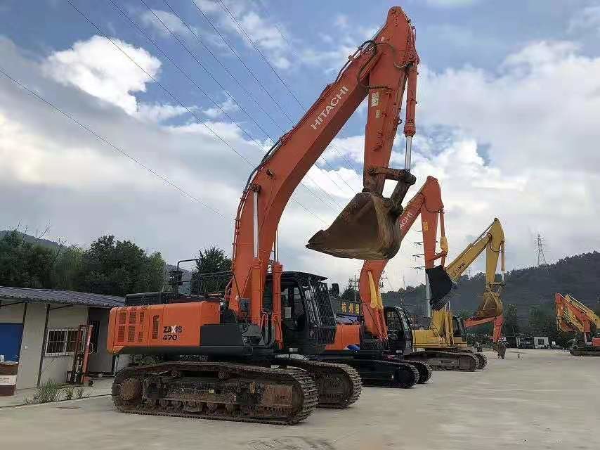 Quarry ZX470H-5G Hydraulic 47T Hitachi Crawler Excavator
