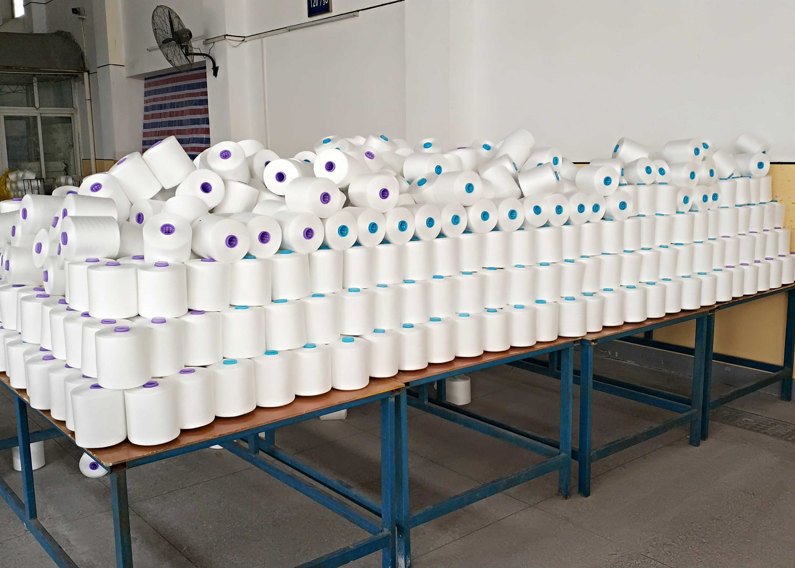50/2 Core Spun Polyester Thread AAA Grade For Sports Wear And Real Silk Clothes