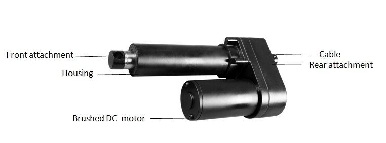 Agricultural Ball Screw Linear Drive With Limit Switches Stable Performance