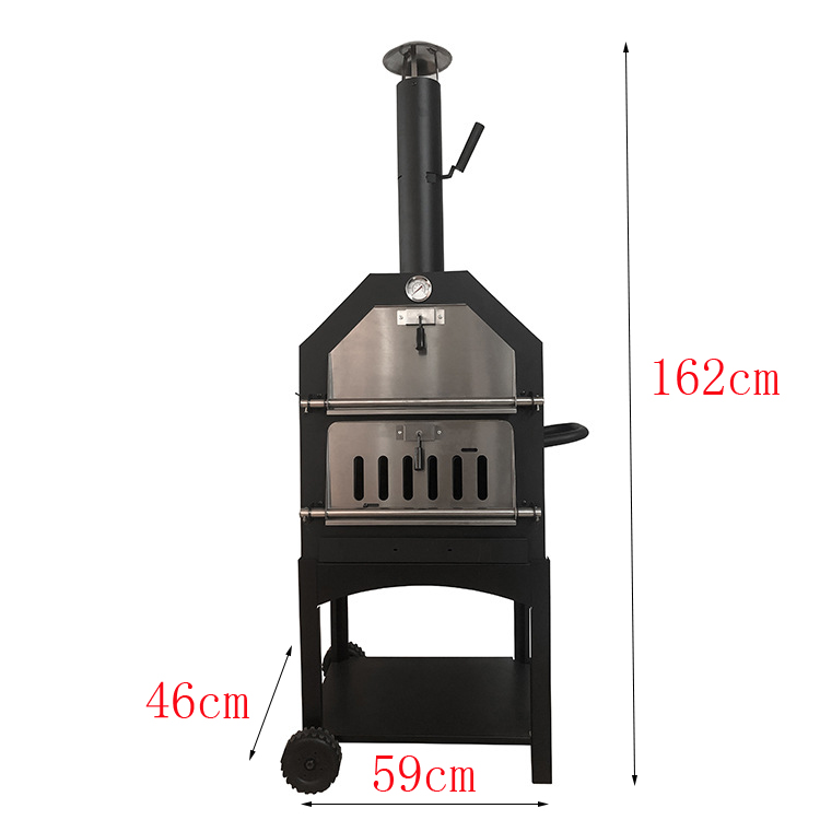 Grills Outdoor Pizza Oven Barbecue Stove with Professional Powder Coated BBQ Grill