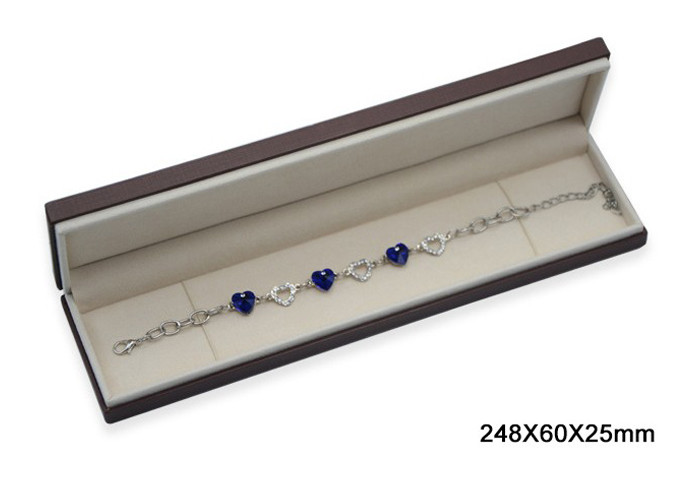 Handmade Recycled Cardboard Jewelry Boxes Bracelet Packaging Box Simple Design
