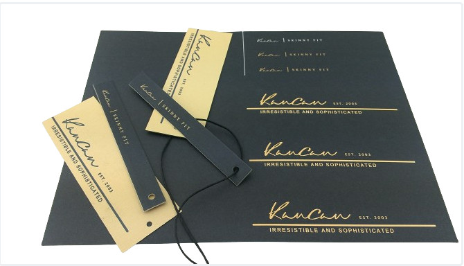 Glossy Cardstock Hang Tags With Twine Hang Tag Custom White For Retail Items