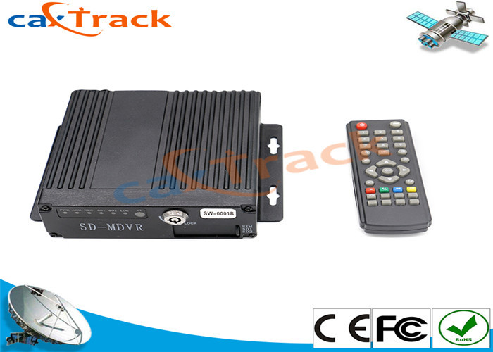 RJ45 Vehicle Blackbox Mobile DVR Full HD And Hard Disk 4 CH Video Recorder