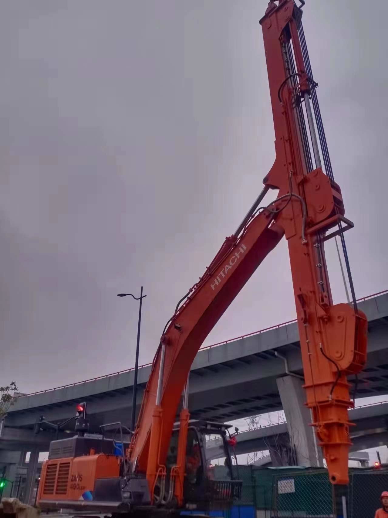 Komatsu Three Section Telescopic Dipper Arm , Q960D Long Reach Boom And Stick