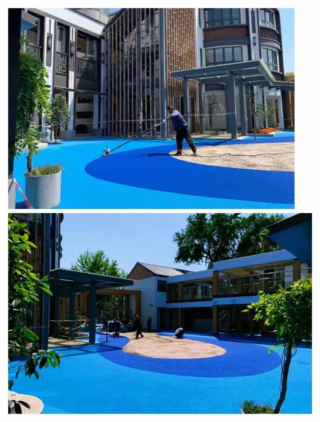 Colorful EPDM Granules Flooring High Polymer Content For Playground / Yard