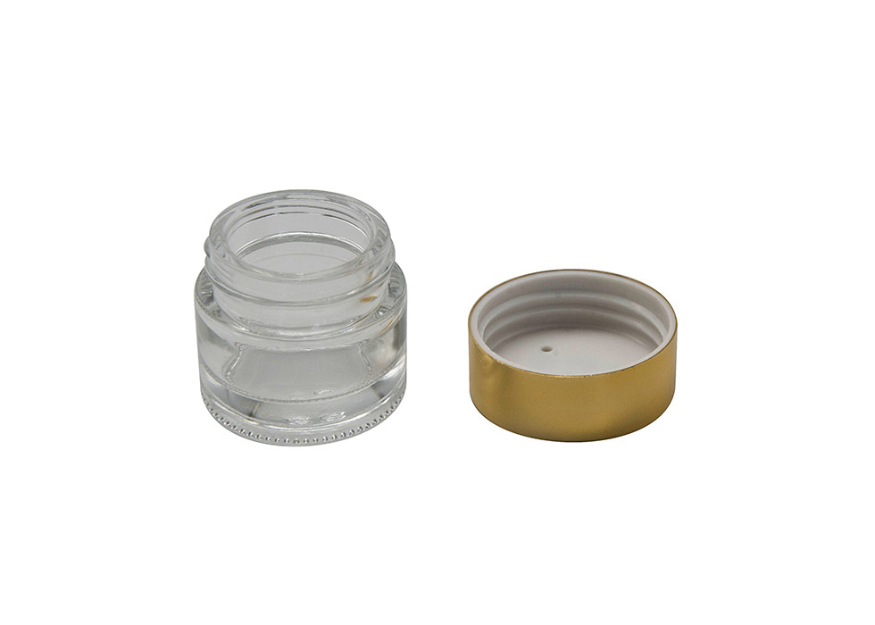 Cosmetic Screw Aluminium Cap 20ml Empty Cream Bottles