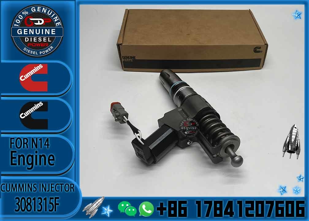 Auto Parts Common Rail Diesel Fuel Injector 3411760 3081315F 3409975 For Cummins QSN14 N14