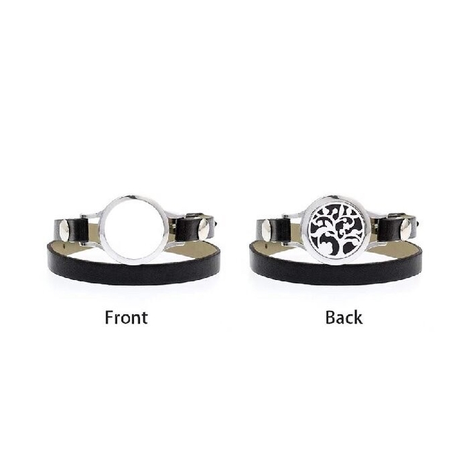 DIY Leather Strap Bracelet Sublimation Blanks Floating Locket Bracelet