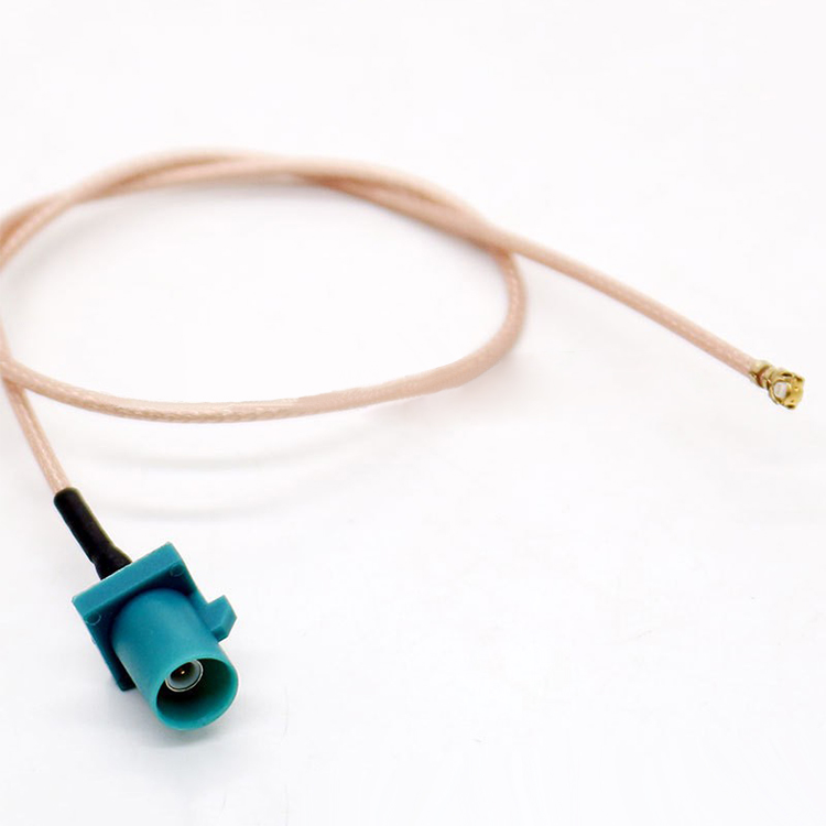 3GHz RF Custom Coaxial Cable Assemblies FAKRA To IPEX Connector