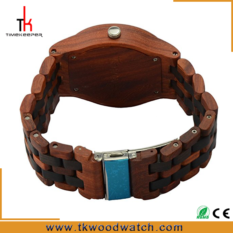 Hot selling japan movement Fashion design whosale wood watch