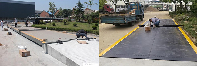 100T 16m Road Weighbridge With Indicator 3.4*18M