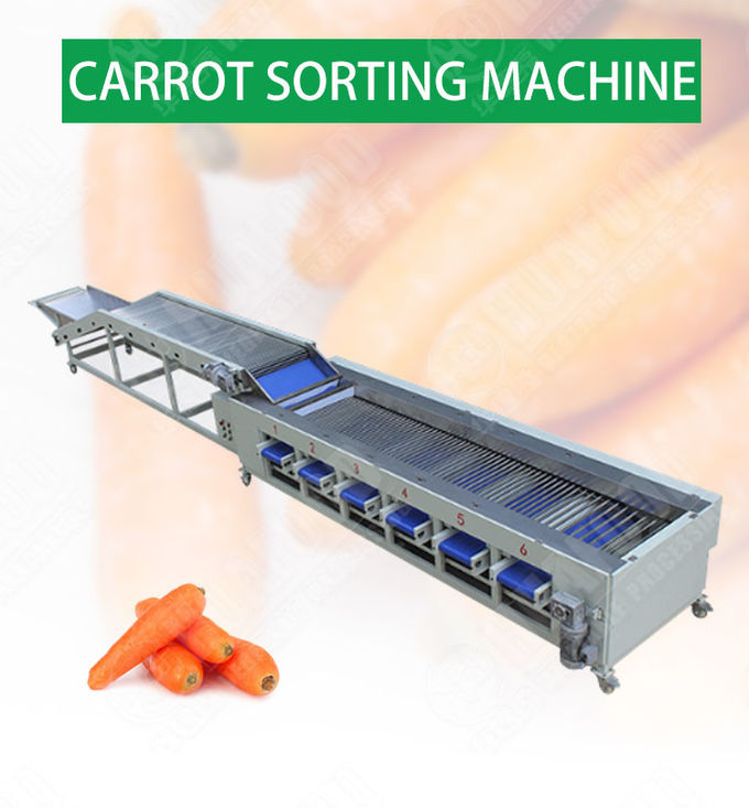 Fresh Fruit And Vegetable Sorting Machine 3 T/H 1.85KW For Potato Carrot