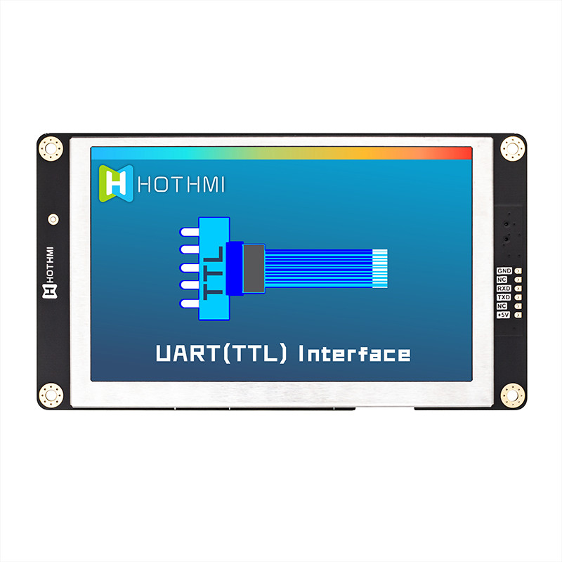 5 Inch Smart Serial Screen 800x480 UART TFT LCD Module Display Panel With TTL Interface