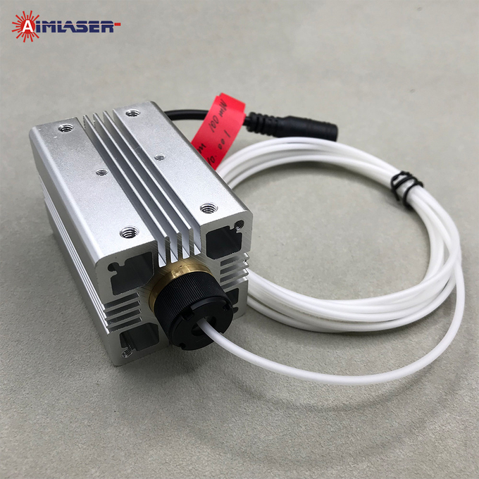 High Power 500mW 12V Single Mode Fiber Laser Diode Module 405nm 450nm 520nm 635nm 650nm