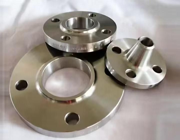 PED API 16mn Forged Butt Weld Flange ASTM 10mm 100mm Round