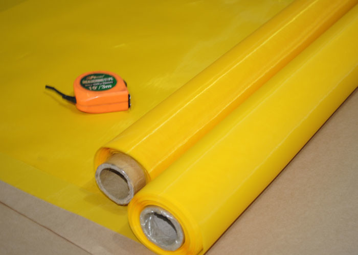 Custom Yellow Polyester Bolting Cloth 50'' 36 Micron For PCB Printing
