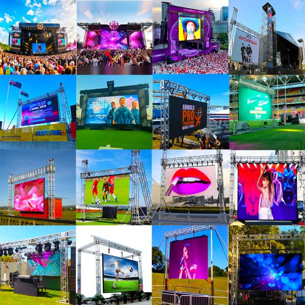 Rental LED Display Outdoor High Brightness Energy Saving P3.91 Stage LED Display Full Color Concert LED Video Wall