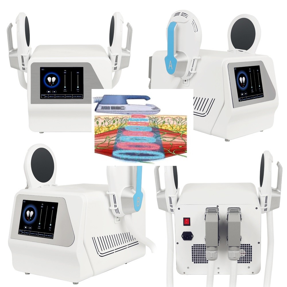 Hiemt Beautiful Electric Muscle Stimulator Machine RF EMS Therapy Vibration