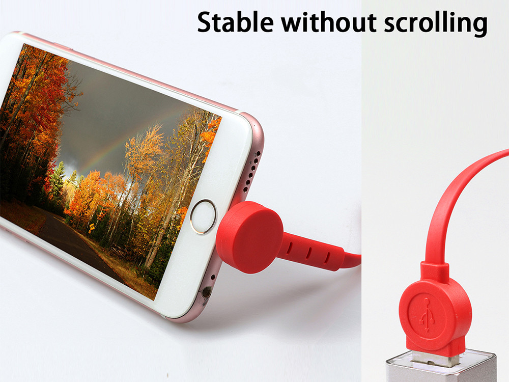 Multi 1m 2a Charger USB Extension Cable With Mobile Phone Holder Function