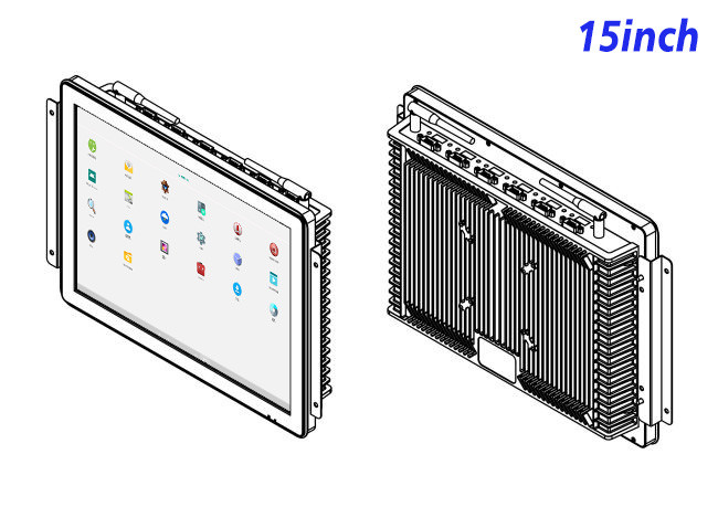 15-Inch Android All-in-One Tablet for Retail Kiosks and Factory Monitoring