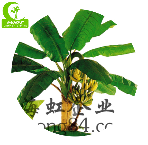 Factory handmade real touch high quality artificial banana tree for outdoor decoration