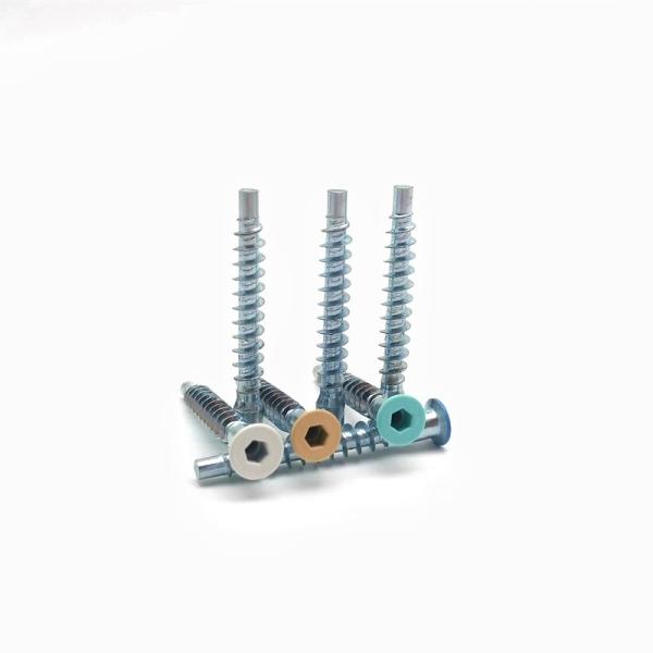 Customized Furniture Screws Straight Repair Countersunk Head Hexagonal Socket Self Tapping