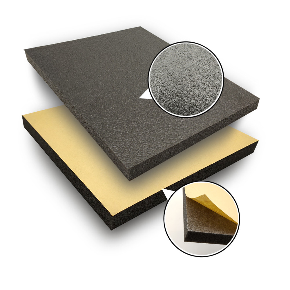 Soundproof Acoustic Foam Fireproof Rubber With Self Adhesive