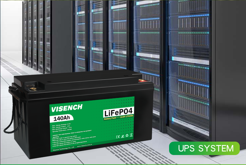 Visench Energy Storage 12V 140Ah RV Lithium Iron Phosphate Battery 12V Lifepo4 Battery