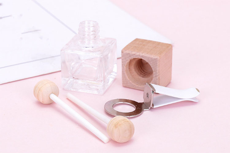 Pearly Luster Car Freshener Hanging Perfume Glass Bottle