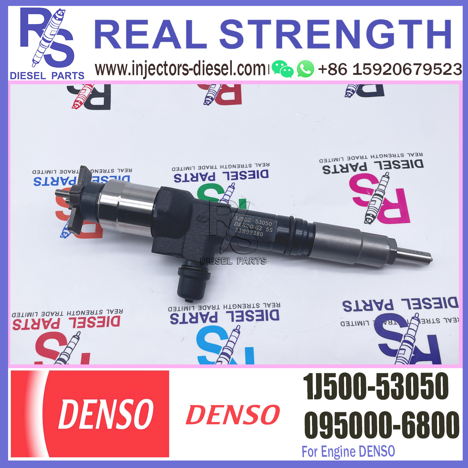 Diesel 095000-9690 DLLA150P1113 1J500-53050 FOR KUBOTA V3800-CR-TI Common Rail Injector