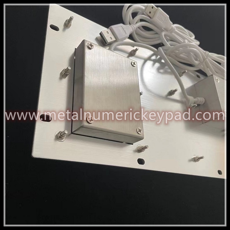 304 Stainless Steel Industrial Metal Keyboard CE FCC RoHS Certification