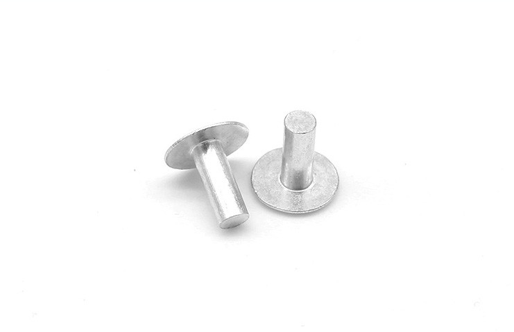 High Accuracy Aluminum Tubular Rivets , Round Domed Head Solid Rivets
