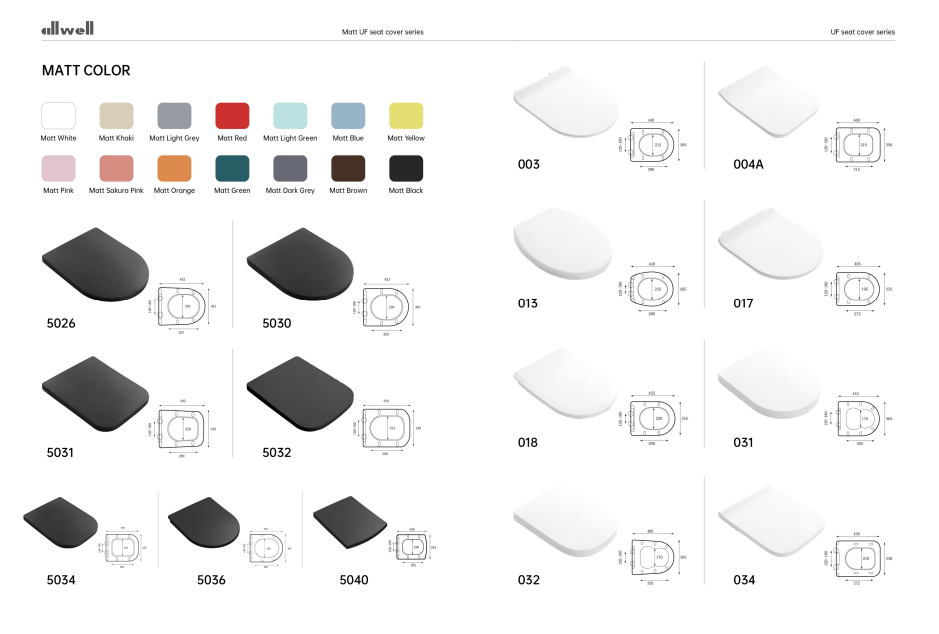 PP Toilet Seat Cover With Soft Closed Plastic Toilet Lid