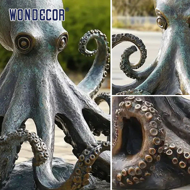 Outdoor Bronze Large Realistic Life Size 3D 2D Letter Sculpture