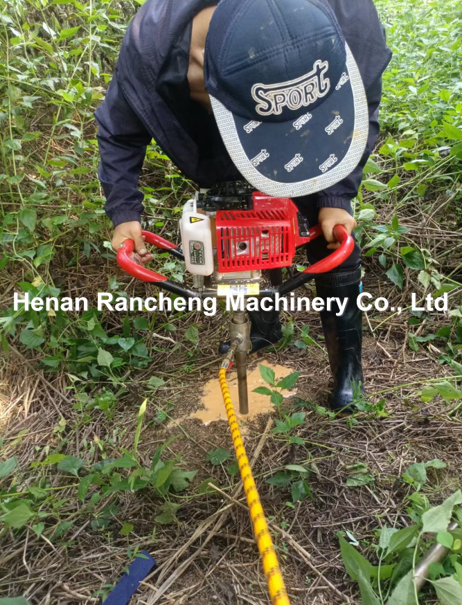 20m Drill Depth Core Drill Rig Portable Core Drilling Equipment 3HP Gasoline Engine