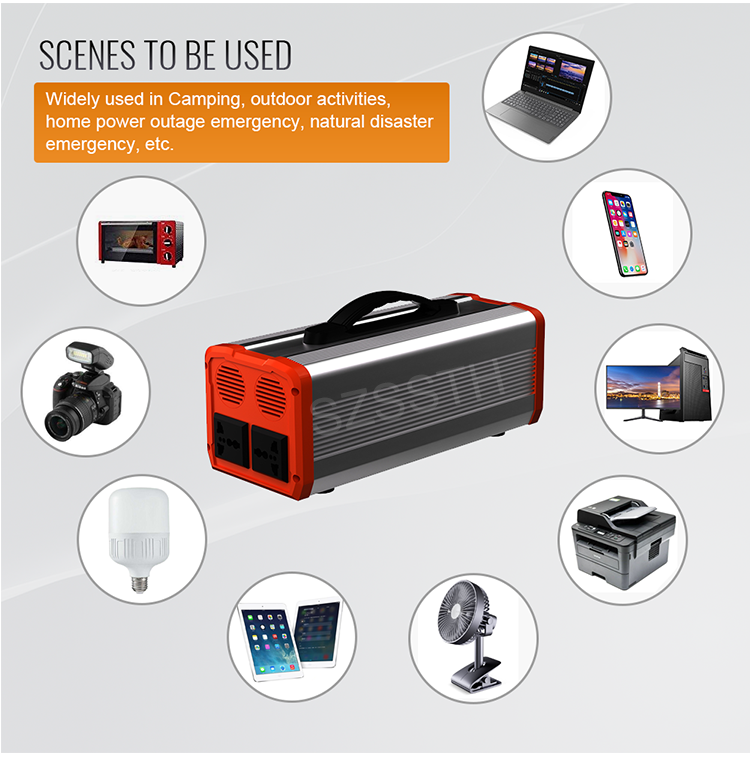 300 Watt Portable Power Station Dual USB Charging Camping Portable Power Supply With QC3.0